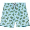 Turtle Swimshort, Blue And Turtle - Swim Trunks - 1 - thumbnail