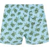 Turtle Swimshort, Blue And Turtle - Swim Trunks - 2