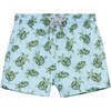 Baby Turtle Swimshort, Blue And Turtle - Swim Trunks - 1 - thumbnail