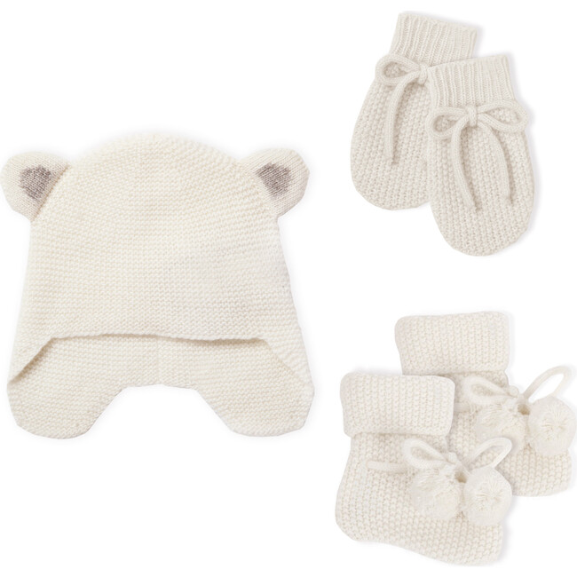 Gift Set Knitted Accessories, White