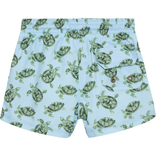 Baby Turtle Swimshort, Blue And Turtle