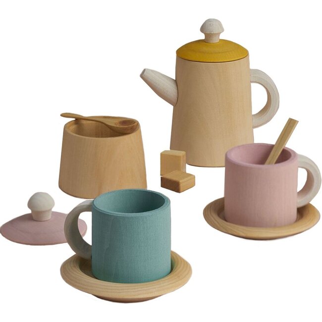 Wooden Tea Set, Multi