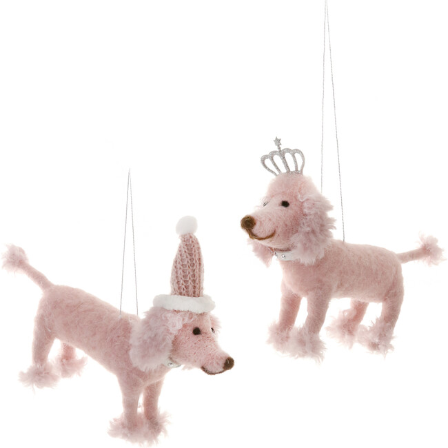 Partying Poodles Ornament Set - Ornaments - 1