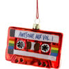 Awesome Mix Tape Ornament, Red - Ornaments - 1 - thumbnail