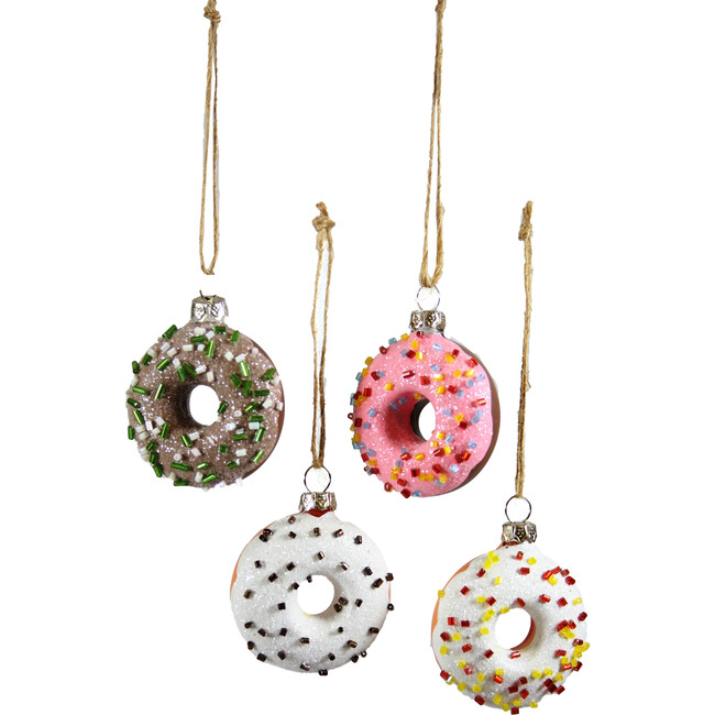 Frosted Donut Ornament Set
