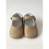 Leather Baby Mary Jane Crib Shoe, Sand - Dress Shoes - 3