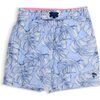 Swim Trunks, Blue Monstera - Swim Trunks - 1 - thumbnail