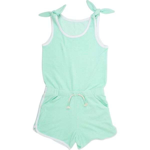 Terrycloth Romper Coverup, Mint - Shade Critters Swim | Maisonette