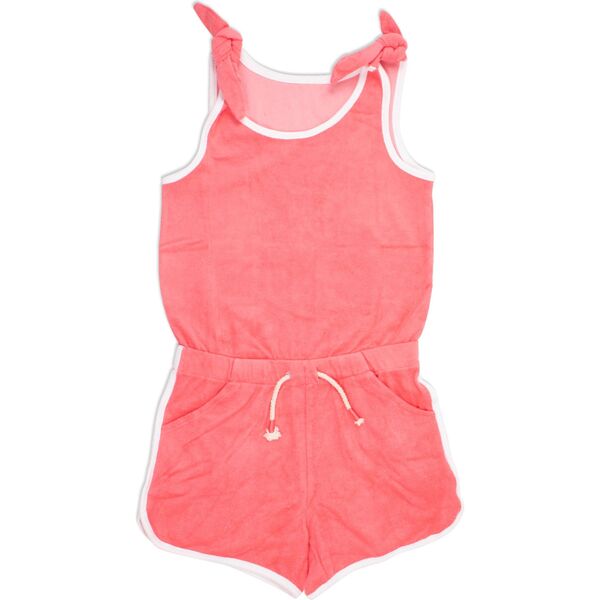 Terrycloth Romper Coverup, Coral - Shade Critters Swim | Maisonette