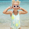 Flip Sequin One Piece, Mint Daisy - One Pieces - 2