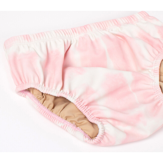 Diaper Cover, Pink Tie Dye - One Pieces - 2