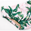 Diaper Cover, Pink Palm - One Pieces - 2