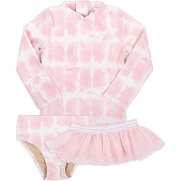 Rashguard Set And Tutu Pink Tie Dye Shade Critters Sun Shop Maisonette