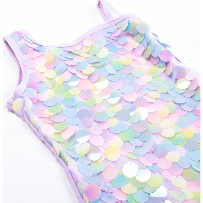 One Shoulder One Piece, Tie Dye Pailettes - One Pieces - 3