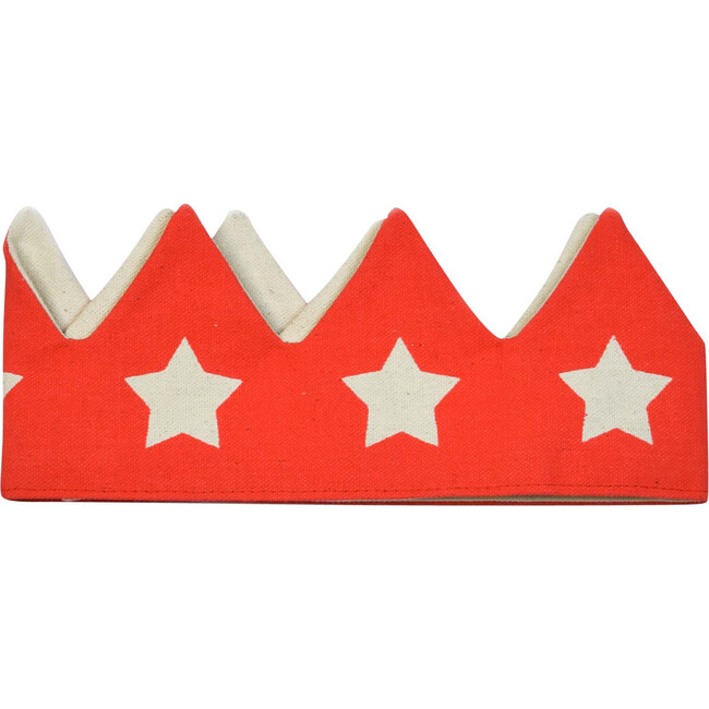 Crown With Stars, Red