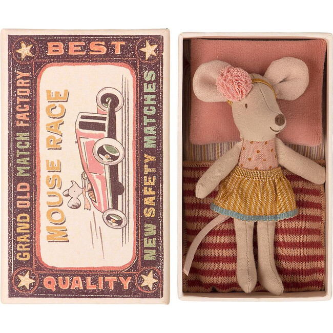 Little Sister Mouse In A Box - Soft Dolls - 2