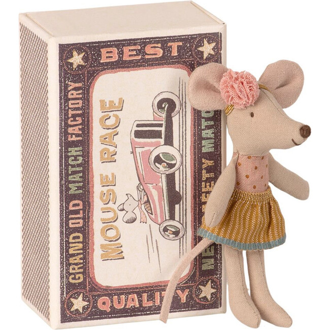 Little Sister Mouse In A Box - Soft Dolls - 3