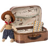 Cowboy Mouse in Suitcase - Dolls - 1 - thumbnail