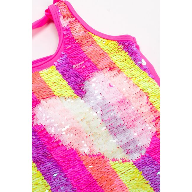 Flip Sequin One Piece, Multi Stripe - One Pieces - 2