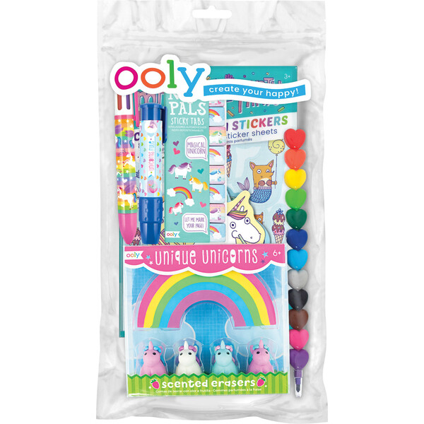 Oh My! Unicorns & Mermaids Happy Pack - OOLY Arts & Crafts | Maisonette
