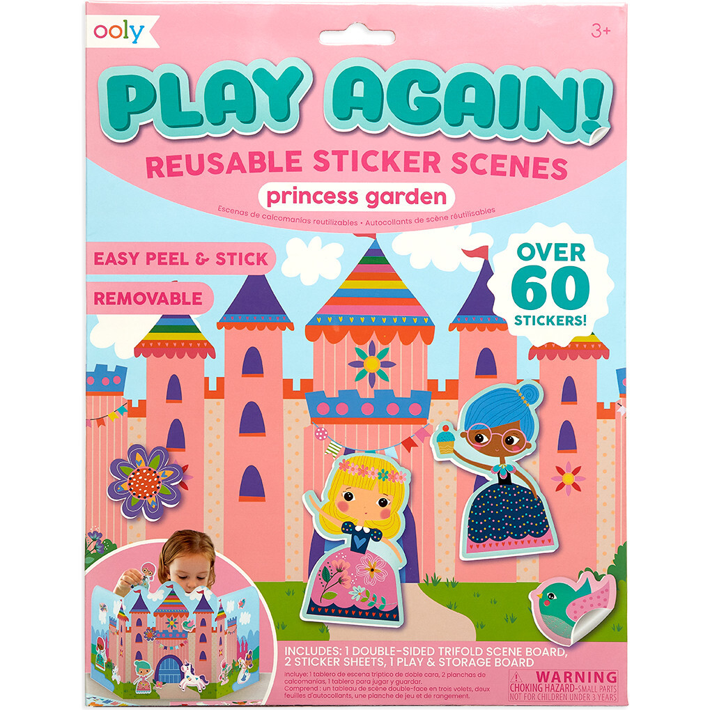 Play Again! Mini Activity Reusable Sticker Books Pet Play Land