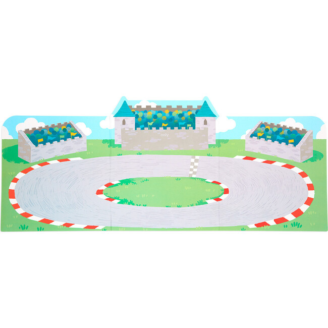 Play Again Reusable Stickers Scenes, Dragon Racetrack - Arts & Crafts - 3