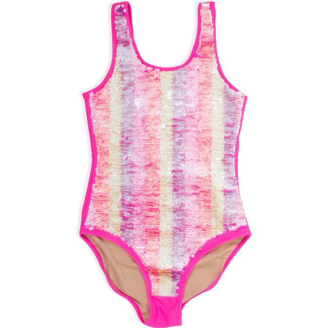 Flip Sequin One Piece, Multi Stripe - One Pieces - 5