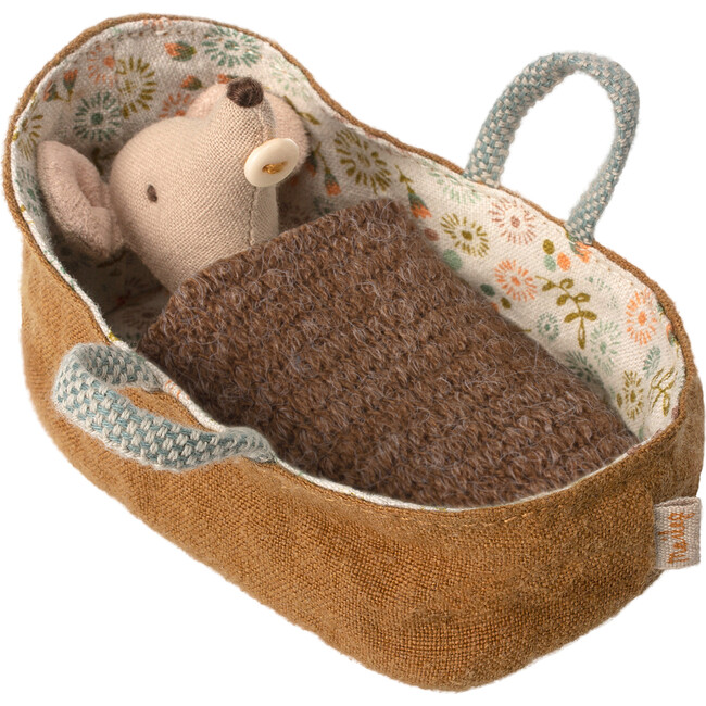 Baby Mouse in Carrycot - Dolls - 1