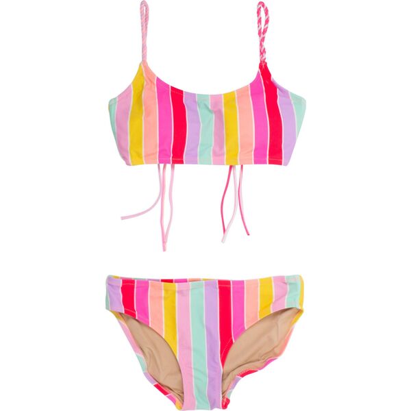 Bikini, Rainbow Stripe - Shade Critters Swim | Maisonette