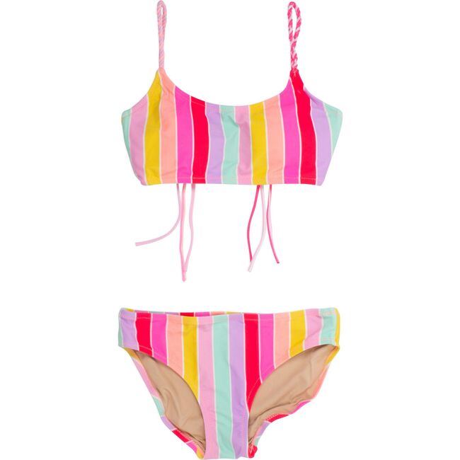 Bikini, Rainbow Stripe - Shade Critters Swim | Maisonette