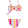 Bikini, Rainbow Stripe - Two Pieces - 2