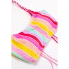Bikini, Rainbow Stripe - Two Pieces - 3