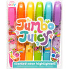 Jumbo Juicy Scented Neon Highlighters, Set of 6 - Arts & Crafts - 1 - thumbnail