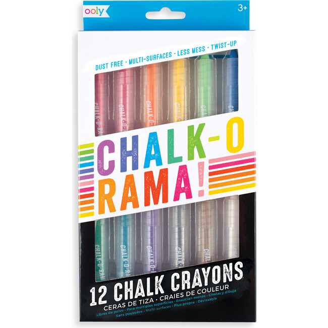 Chalk-O-Rama Dustless Chalk Crayons - Arts & Crafts - 1