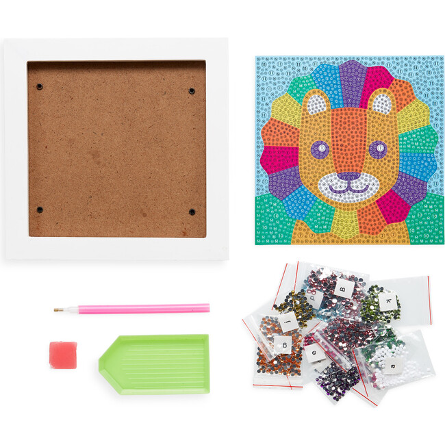 Razzle Dazzle DIY Gem Art Kit, Little Lion - Arts & Crafts - 3