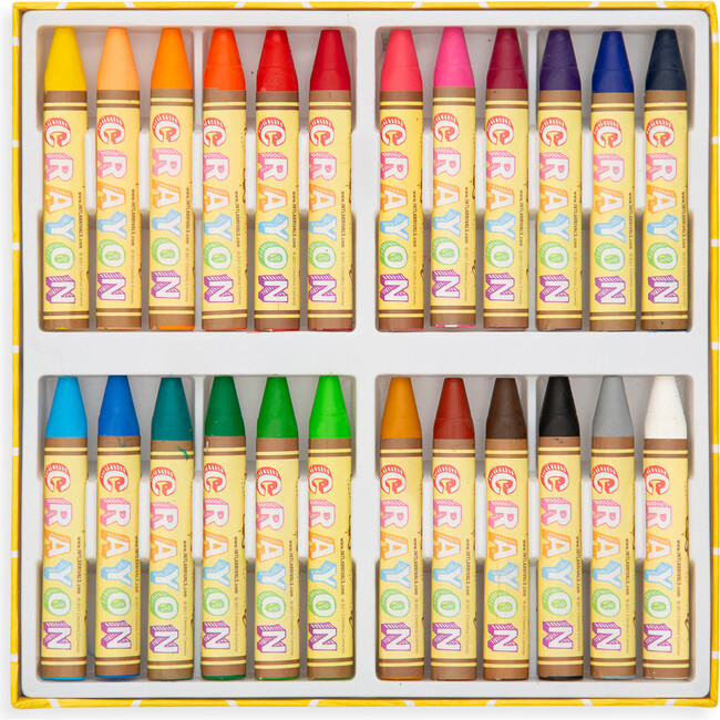 Brilliant Bee Crayons, 24 Pack