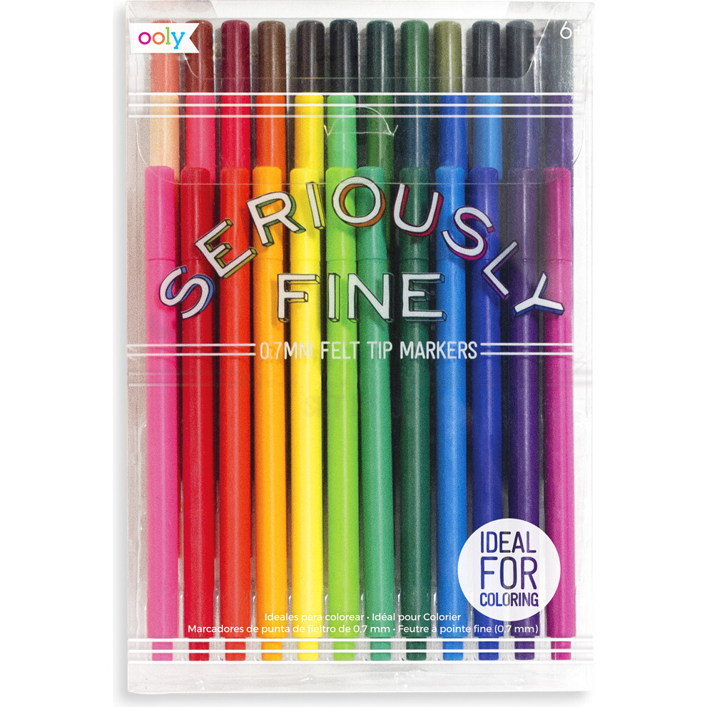 Seriously Fine Felt Tip Markers - Coloring - 1