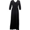 Women's Pixis Lana Long Dress, Black - Dresses - 1 - thumbnail