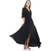 Women's Pixis Lana Long Dress, Black - Dresses - 3 - thumbnail