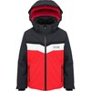 Ski Jacket with Lining, Red - Coats - 1 - thumbnail