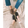 Women's Embellished Shearling Clog, Camel - Slippers - 3