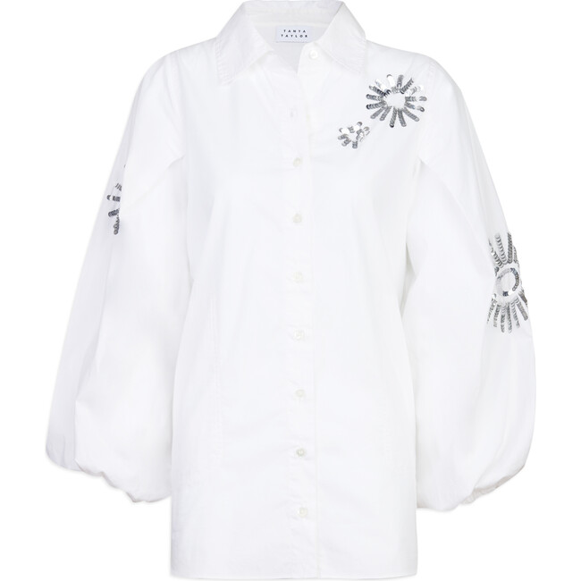 Women's Marina Top, White - Blouses - 1