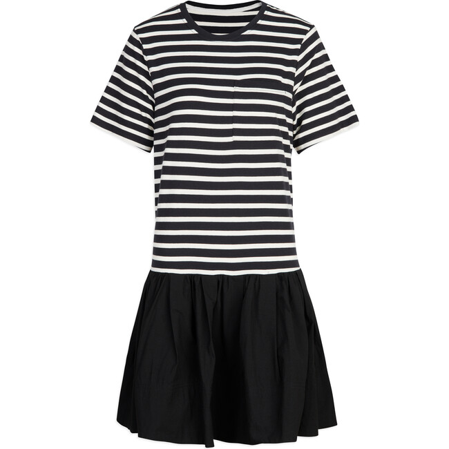 Women's Katlyn Dress, Seasalt/Black Stripe - Dresses - 1