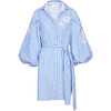 Women's Madelyn Dress, Surf Club Blue/White Stripe - Dresses - 1 - thumbnail