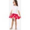 Mini Katlyn Dress, Shadow Blossom Cerise/White Combo - Dresses - 2