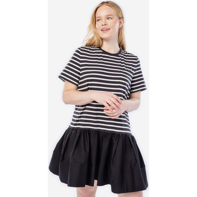Women's Katlyn Dress, Seasalt/Black Stripe - Dresses - 3