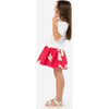 Mini Katlyn Dress, Shadow Blossom Cerise/White Combo - Dresses - 3