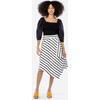 Women's Lauryn Skirt, Seasalt/Black Stripe - Skirts - 2