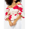 Women's Caroline Top, Shadow Blossom Seasalt Multi - Blouses - 2