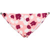Women's Tia Bikini Bottom, Shadow Blossom Salmon Rose Multi - Two Pieces - 1 - thumbnail